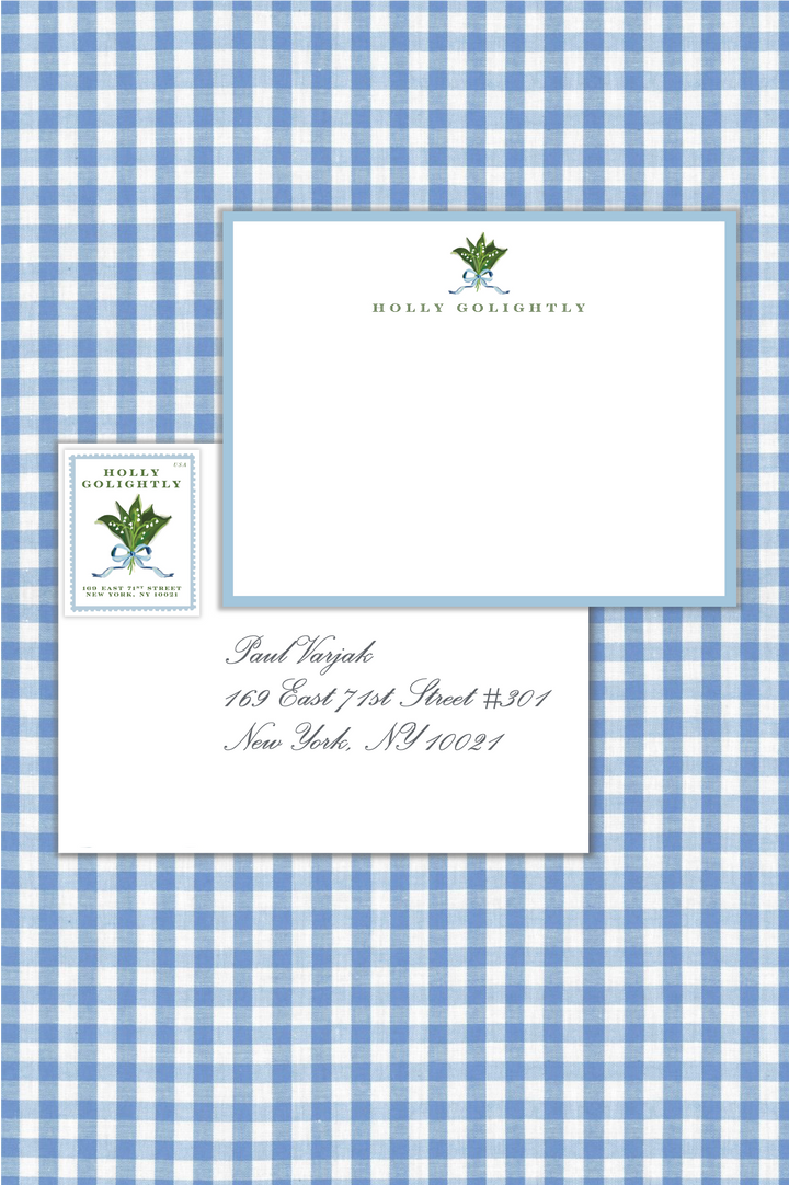 Laura Vogel Design - Lily of the Valley Stationery Set