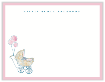Baby's First Flat Notecard