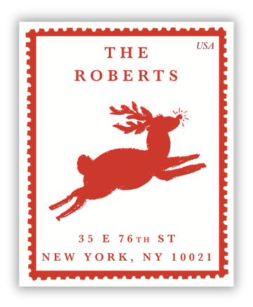 Rudolph the Red Nosed Reindeer | Return Address Label