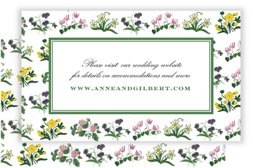 Garden Party | Website / Details Card *Floral Background*